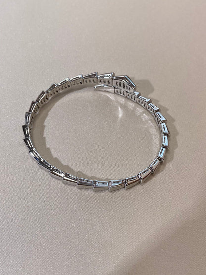 [Love More]SERPENTI VIPER SILVER BRACELET