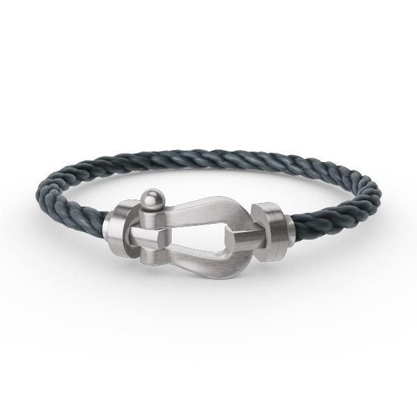 [Love More]FORCE LARGE HORSESHOE NO DIAMOND BRACELET SILVER