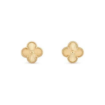 [Love More]CLOVER MEDIUM 1 MOTIFS LASER EARRINGS