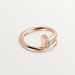 [Love More]JUSTE RING 2.65MM PINK GOLD DIAMOND